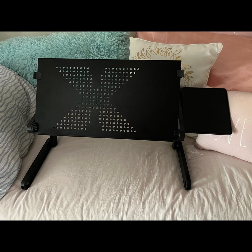 Adjustable Black Laptop Stand